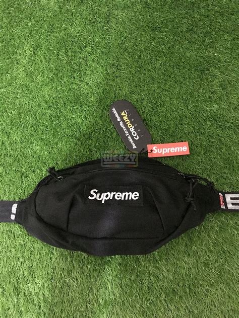 supreme fanny pack black